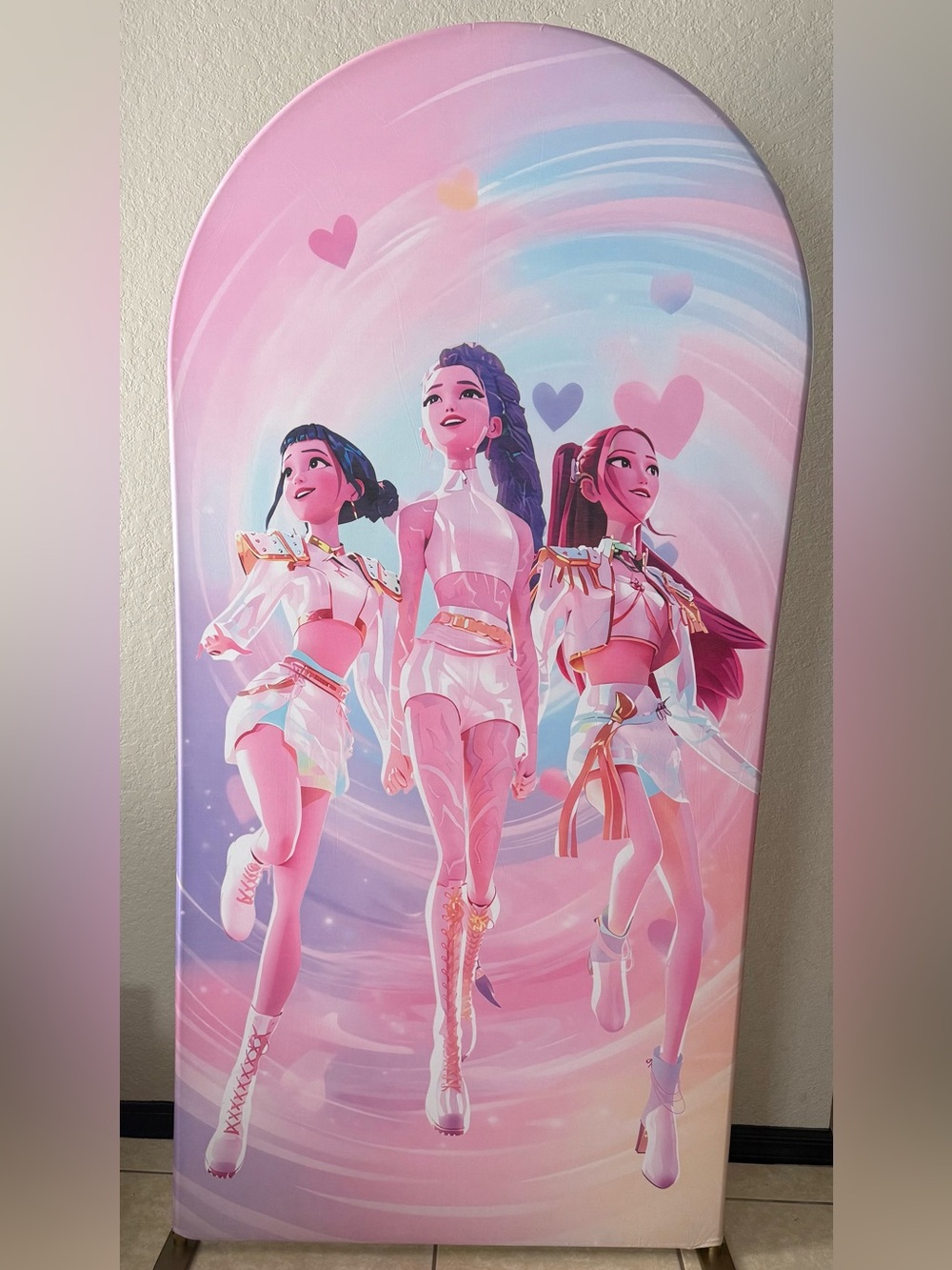Kpop Demon Hunters Arch Backdrop Cover